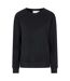 Womens/ladies Strath Melange Supersoft Sweatshirt Black Mountain Warehouse-2