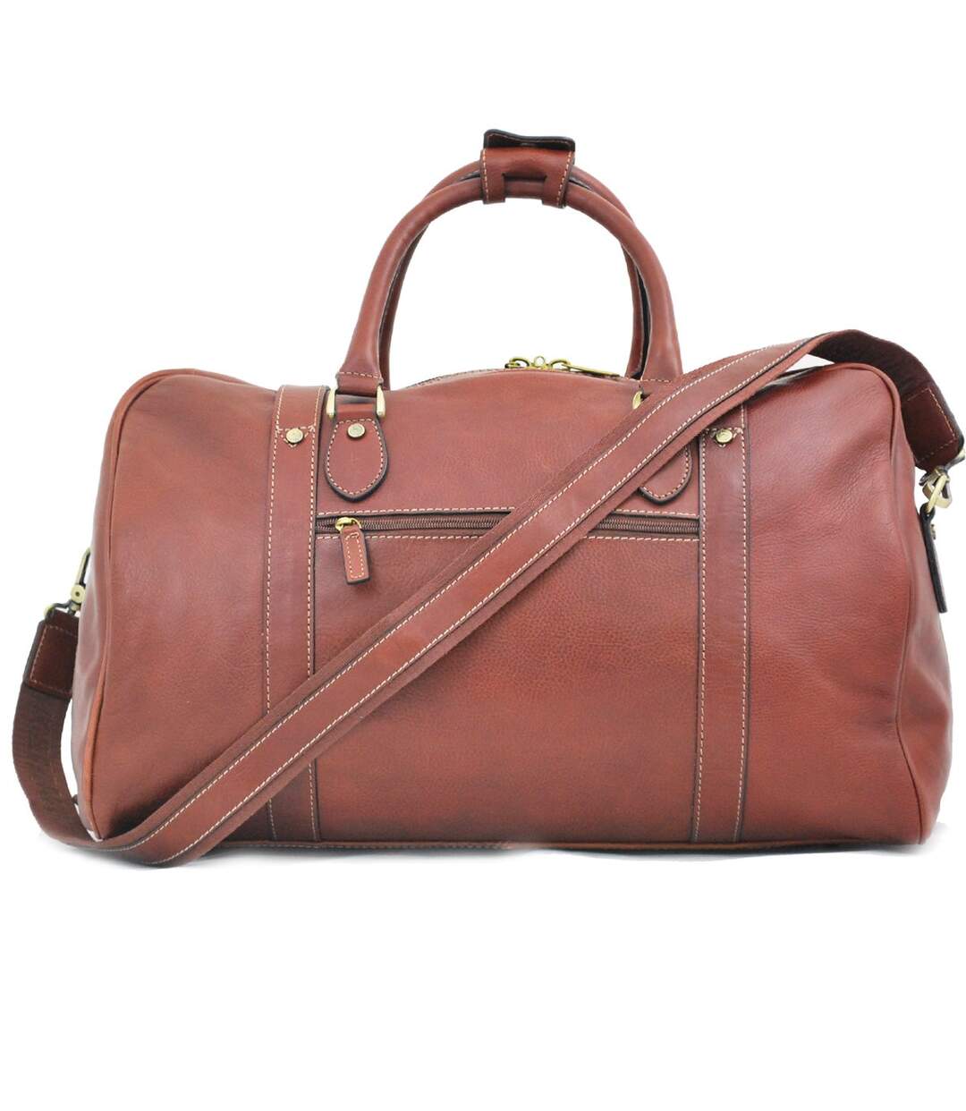 Katana - Sac de voyage en cuir 50cm - marron - 6490-3