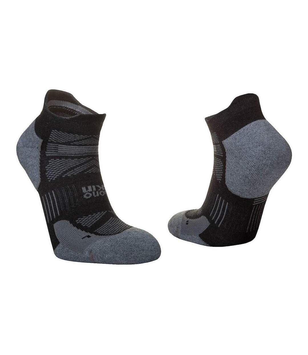 Socquettes Supreme Homme Noir Gris Chiné Hilly-4
