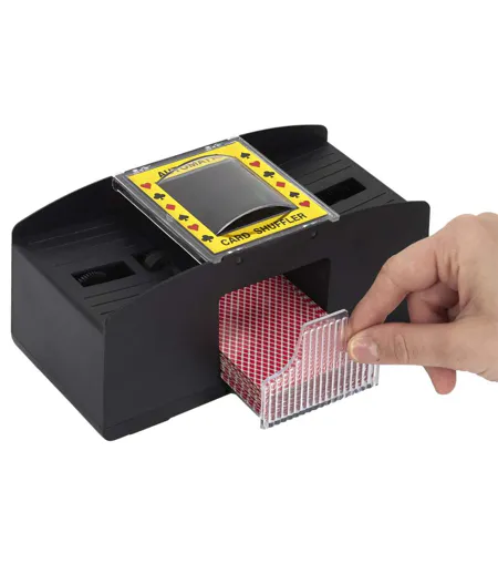 Mélangeur de Cartes Jeux 20cm Noir