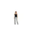 Womens/ladies Script Cotton Blend Spaghetti Strap Slim Vest Top Black Tommy Jeans-1