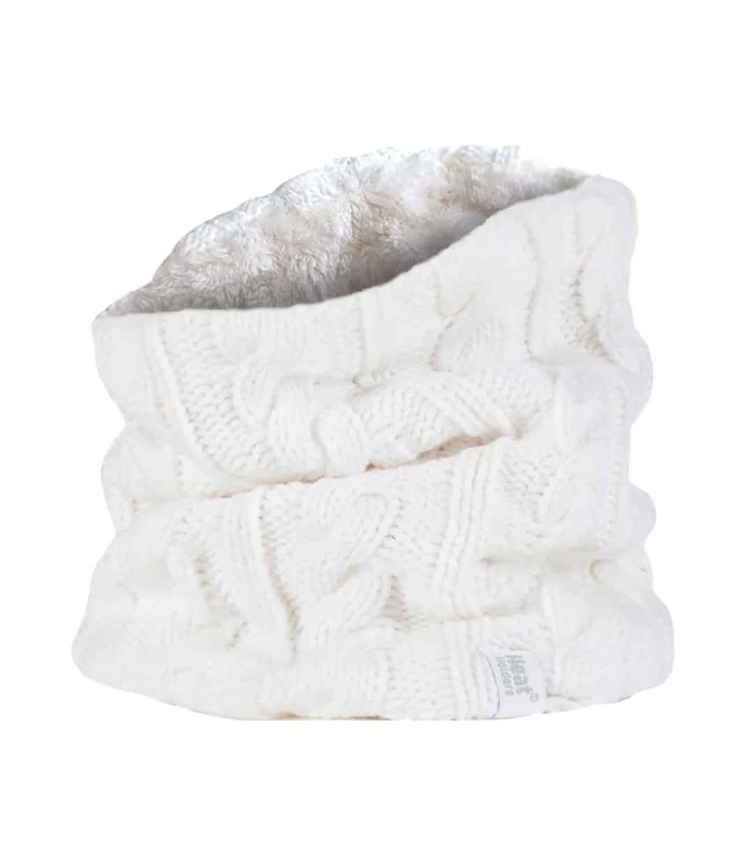 Cache-Cou Snood Femme Thermique Doublé Polaire-1