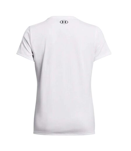 Womens/ladies V Neck T-shirt White Under Armour