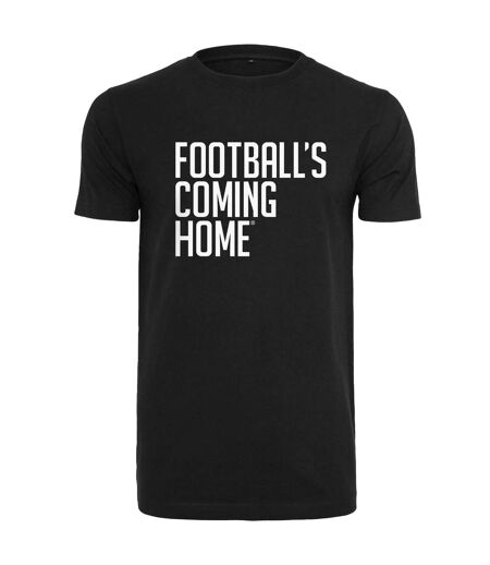 T-shirt Hommes Footballs Coming Home Noir MerchCode