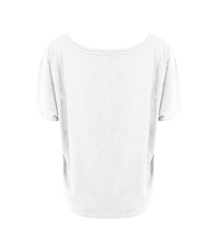 Ecologie Womens/Laides Daintree EcoViscose Cropped T-Shirt (Arctic White)
