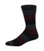 Lot De 2  Chaussettes Motif/style Blocs De Couleurs Homme Gris Bleu Cobalt Bordeaux Foncé Lee-3