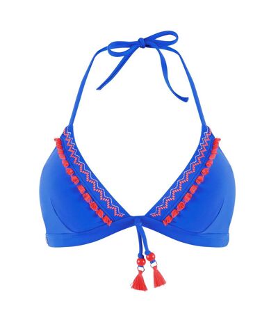 Haut de maillot triangle bleu roi Mambo by Brigitte Bardot