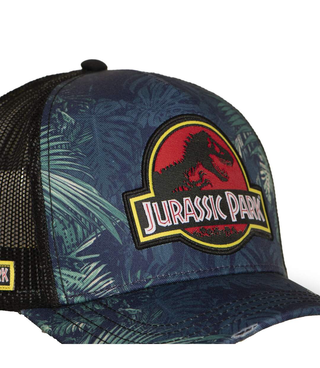 Casquette trucker avec filet et patch Jurassic Park Capslab-4