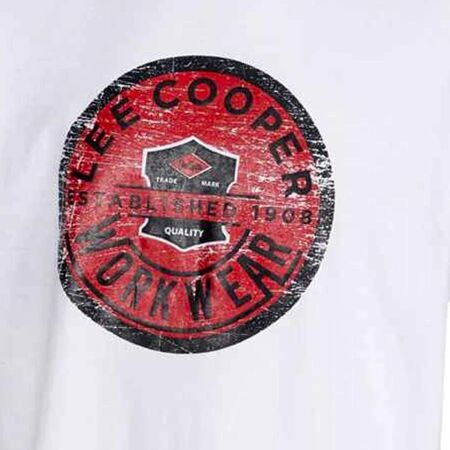 T-shirt homme blanc Lee Cooper