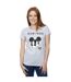 Disney T-shirt en coton japonais Mickey Mouse Femme/Femme (Gris sportif) - UTBI31378-2