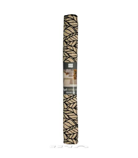 Tapis Déco à Franges Kalinda 60x90cm Noir