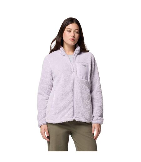 Womens/ladies Full Zip Fleece Jacket Lavender Columbia