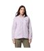 Womens/ladies Full Zip Fleece Jacket Lavender Columbia-2