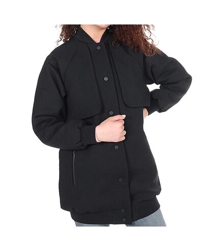 Blouson Aviateur long Noir Femme Lacoste BF83 - 34