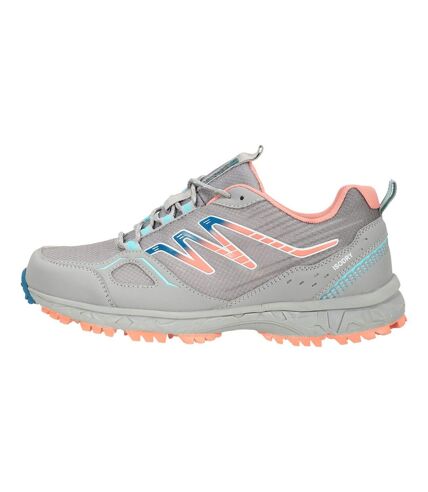 Womens/ladies lakeside walking shoes light grey Mountain Warehouse