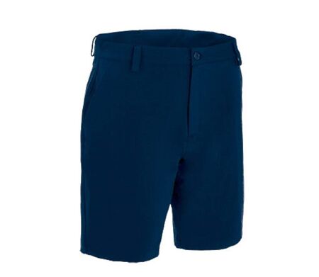 Bermuda chino bi-élastique pour homme - NAPOLES - bleu marine