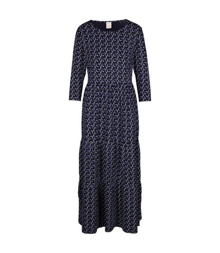 Womens/ladies hague tiered casual dress navy Trespass