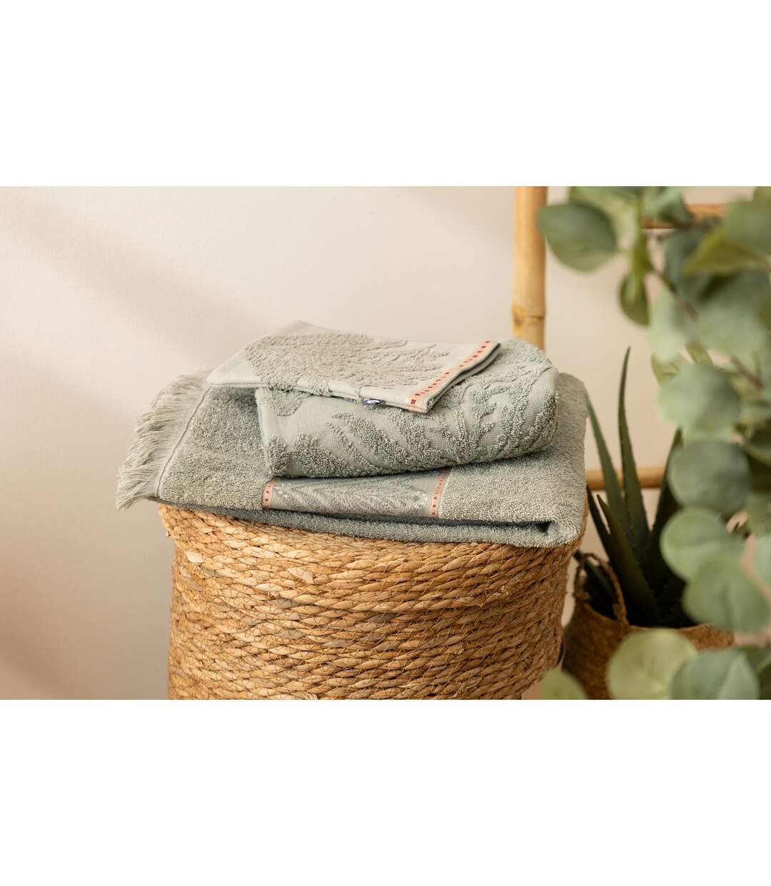 Ensemble de 3 pièces de linge ROMANCE - Vert-2