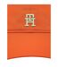 Mens Embroidered Logo Cotton Baseball Cap Orange Tommy Hilfiger-2