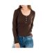 T-shirt Manches Longues Marron Femme Superdry W6011928A - M/L