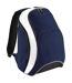 Sac à dos 21 litres taille unique bleu marine/blanc Bagbase-1