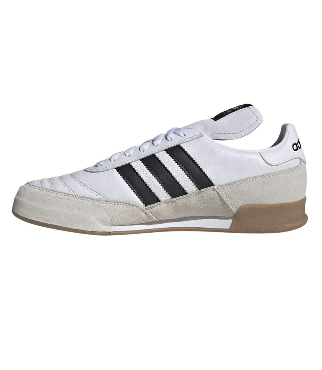 Baskets Mundial Goal In Homme Blanc Nuage Noir Jaune Or Adidas-2