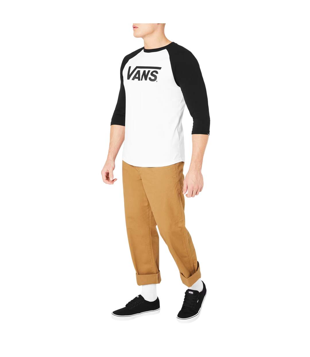 Baskets Atwood Homme Noir Blanc Vans-2