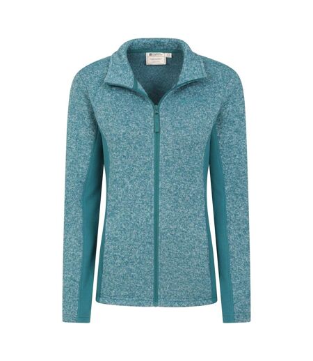 Mountain Warehouse Womens/Ladies Idris Panelled Fleece Jacket (Teal) - UTMW877