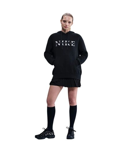 Womens/ladies Phoenix Fleece Hoodie Black Nike
