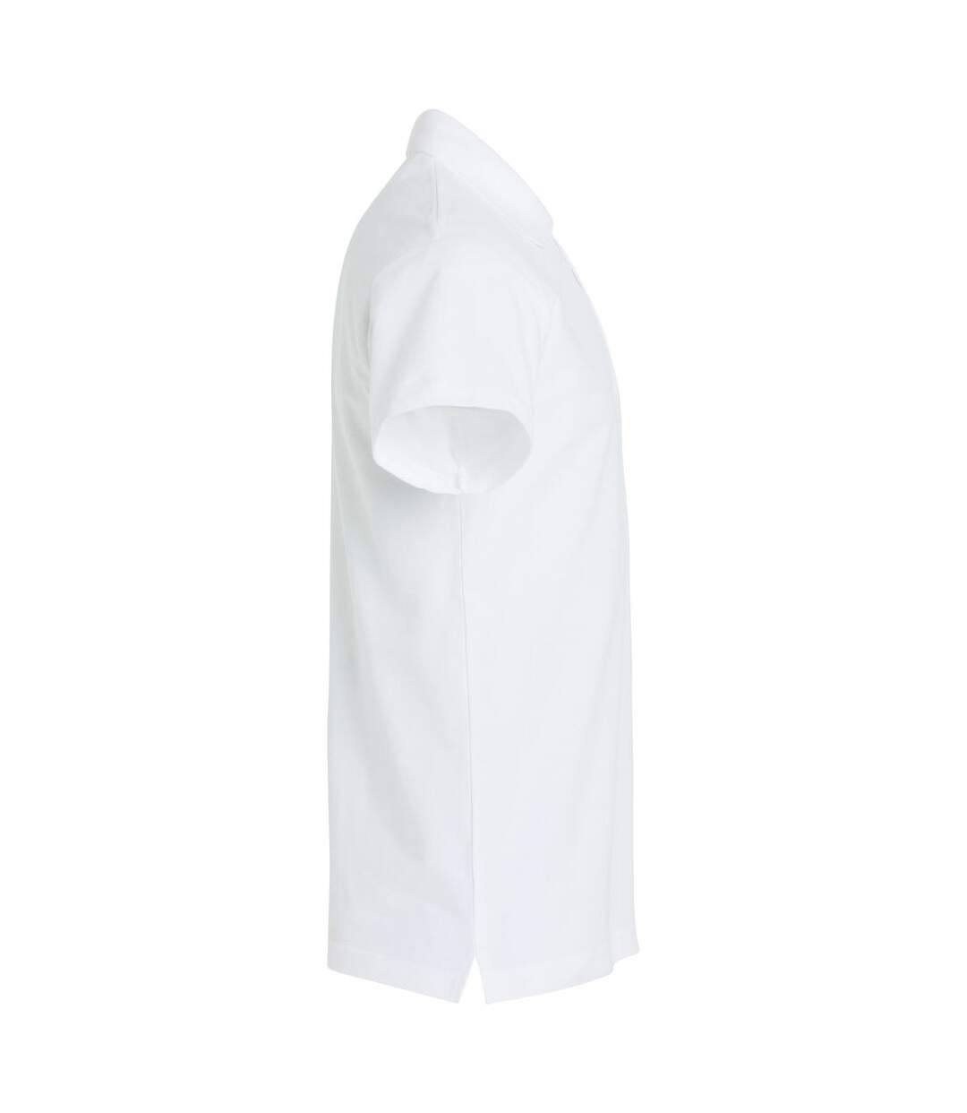 Polo basic homme blanc Clique-4