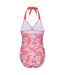 Maillot de bain 1 pièce flavia femme pêche foncé Regatta