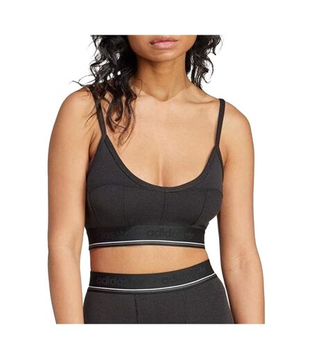 Brassière de sport noir femme adidas bra