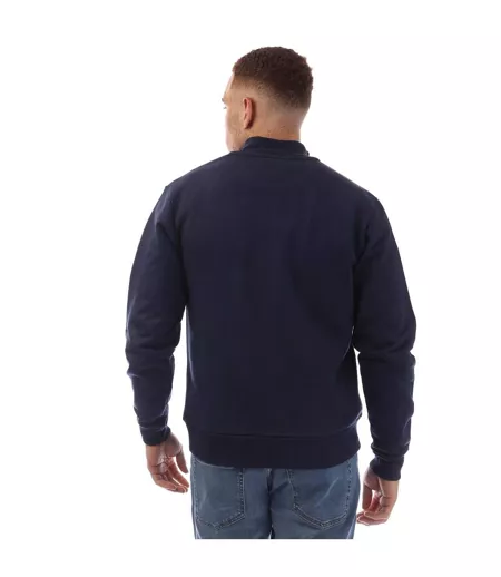 Sweat Style Zippé The Pier Homme Bleu Marine Modern Amusement