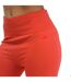 Legging 7/8 femme rouge Adidas-3