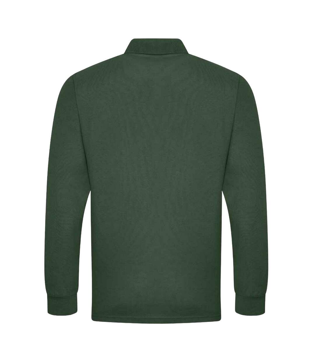 Mens long-sleeved polo shirt bottle green PRORTX