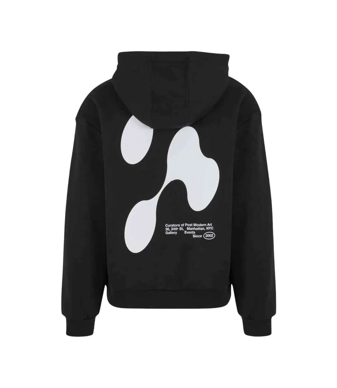 Mens Theory Of Anomaly Fluffy Hoodie Sweat À Capuche Duveteuse Noir Mister Tee-3