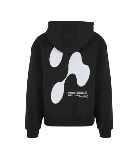 Mens Theory Of Anomaly Fluffy Hoodie Sweat À Capuche Duveteuse Noir Mister Tee