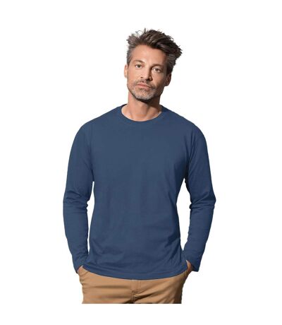 Stedman Mens Classic Long Sleeved Tee (Navy) - UTAB277