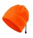 Bonnet Motif/style Réfléchissant Adulte Orange Malfini-3
