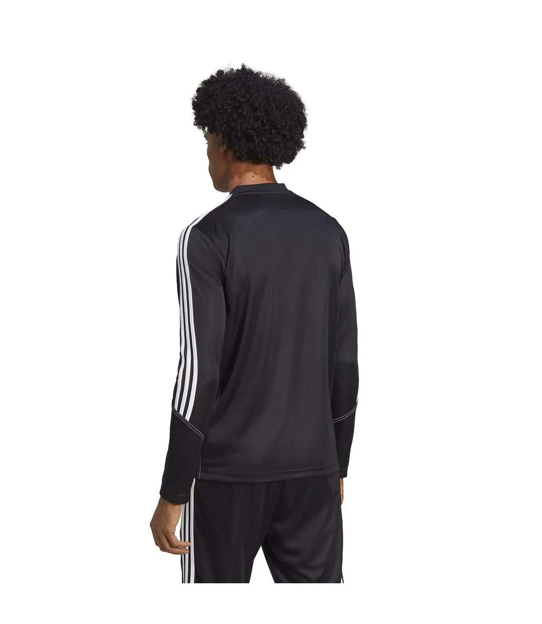 Haut De Survêtement Motif/style 3 Rayures Tiro Homme Noir Adidas-3
