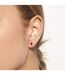 Boucles d'oreilles dorées S Grenat SUPERBE femme-4