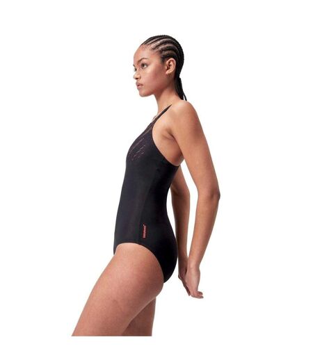 Maillot De Bain 1 Pièce Motif/style Imprimé Graphique Hyper Boom Placement Femme Noir Rouge Imprimé Graphique Speedo