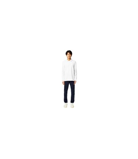 Polo Manches Longues Motif/style Logo Passerby Homme Blanc Boss