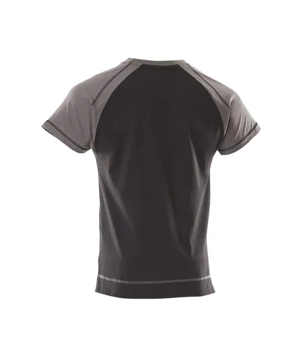 T-shirt Albano Image Homme Noir Anthracite Mascot