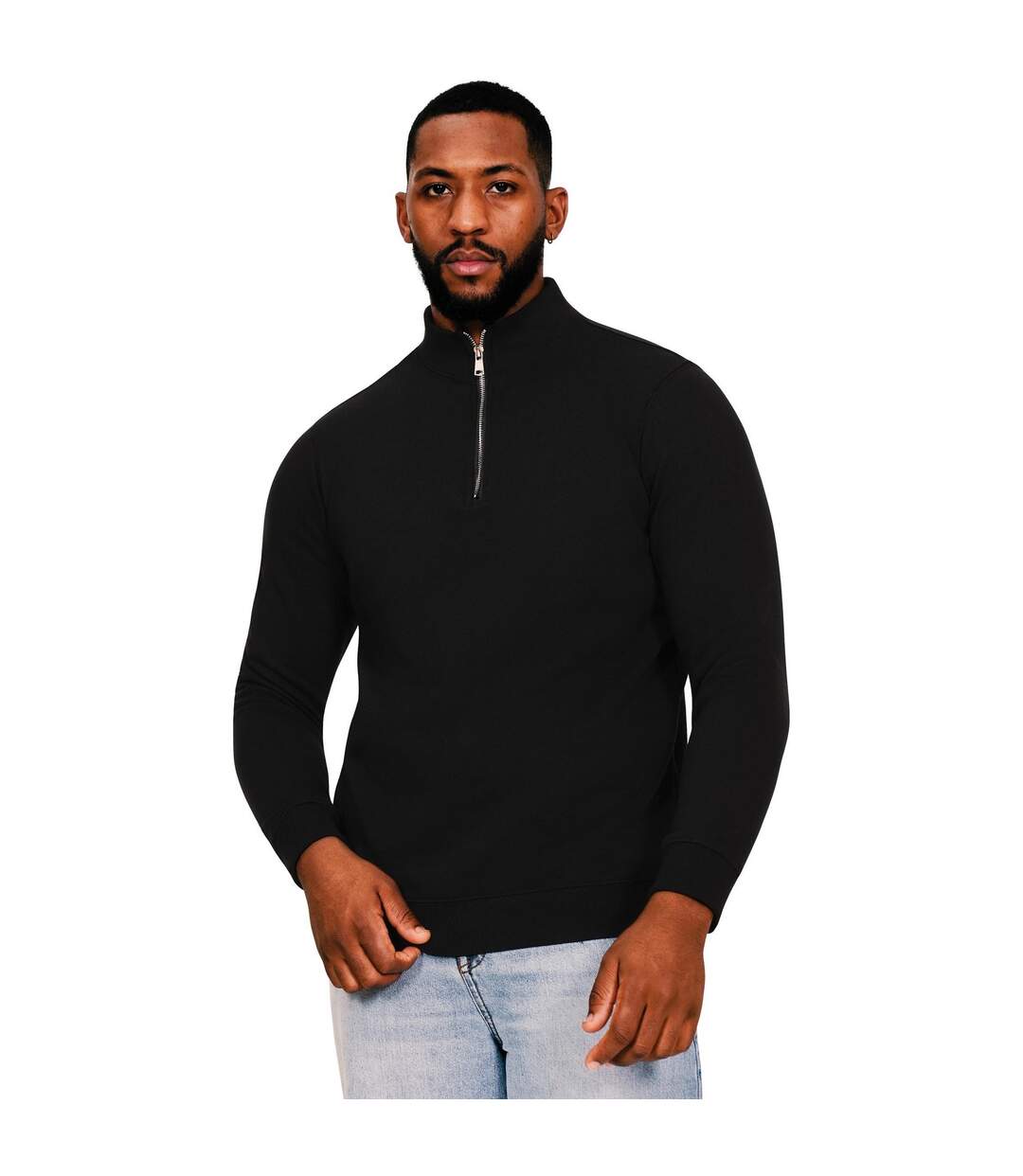 Sweat homme noir Casual Classics-1