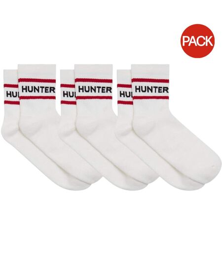 Pack Of 3  Unisex Adult Ankle Socks  White Chilli Pepper Hunter