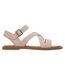 Womens/ladies Sloane Leather Sandals Pink Toms-2