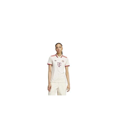 Maillot De Foot Motif/style Fc Barcelone Femme Beige Clair Adidas