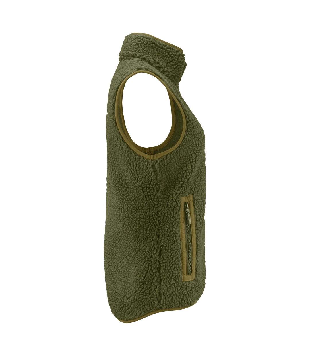 Veste Sans Manches Kingsley Femme Vert Kaki Foncé James Harvest-4