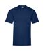 Mens valueweight t-shirt navy Fruit of the Loom